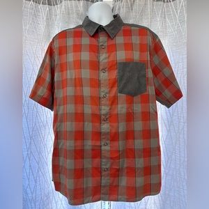 Club Ride Apparel Orange/Denim/Grey Ventilated XXL Cycling Button Up